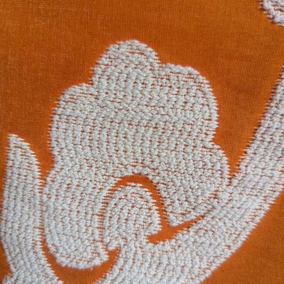 ANTHROPOLOGY EXQUISE Orange Floral Embroidered Cotton Phoebe Maxi Dress Medium - Picture 8 of 15